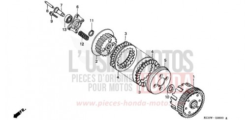 KUPPLUNG (1) CG125W de 1998